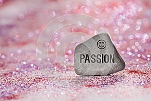 Passion engrave on stone photo