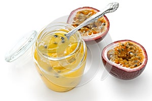 Passion fruit curd