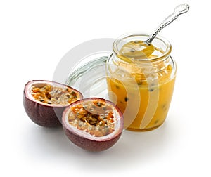 Passion fruit curd photo