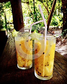 passion fruit drink photo