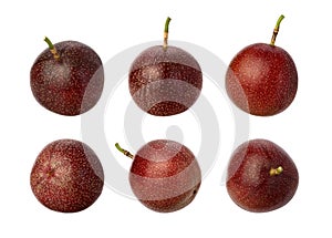 Passion Fruit isolated on white