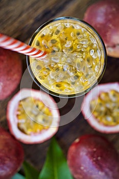 Passion fruit juice smoothie fruit vegetable