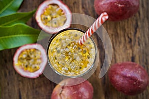 Passion fruit juice smoothie fruit vegetable