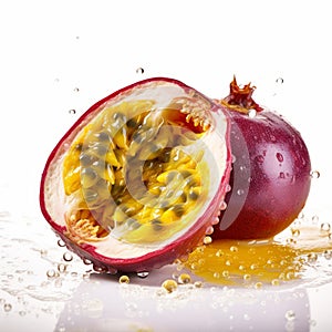 Passion Fruit Product Photography: Captivating Images On White Background