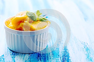 Passion fruit sherbet