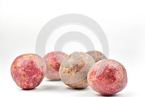 Passion-fruit shot  in the studio.