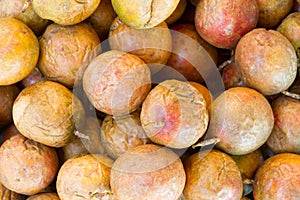 Passion Fruit on a street market in Hoi