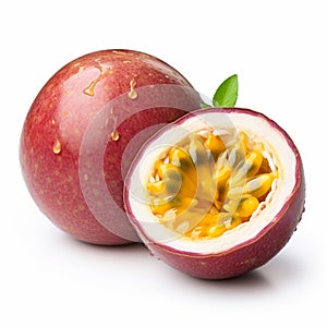 Passion Fruit: Stunning Product Photography On White Background