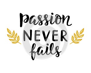 Passion Never Fails poster