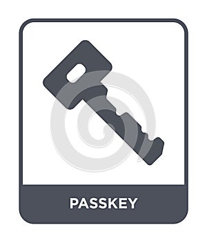 passkey icon in trendy design style. passkey icon isolated on white background. passkey vector icon simple and modern flat symbol