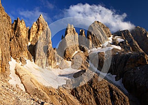 Passo delle farangole - pale di san martino - dolomiti