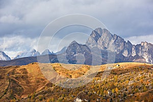 Passo di Giau,Dolomites, Belluno, Italy