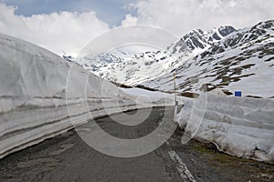 Passo Gavia, 2621m, is a high mountain pass in the Italian Alps