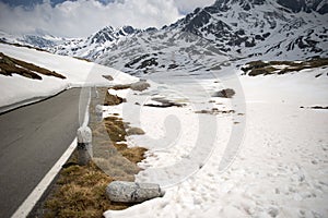 Passo Gavia, 2621m, is a high mountain pass in the Italian Alps