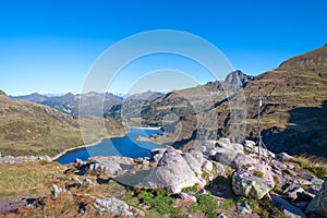 From the Passo Gemelli Lakes to the Orbie Alps in the Brembana Valley Bergamo