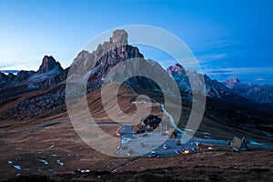 Passo Giau panoramic view