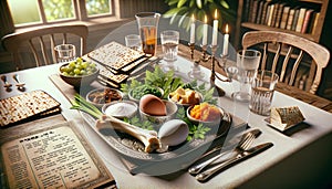 Passover perfection: a close-up look at traditional seder table essentials