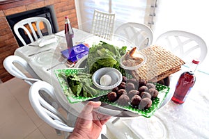 Passover seder plate - Jewish holidays