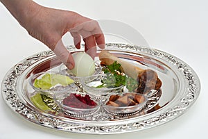 Passover Seder Plate photo