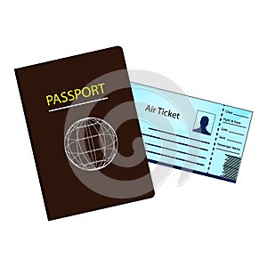 Passport and Airticket