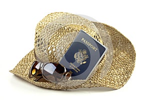 Passport with hat