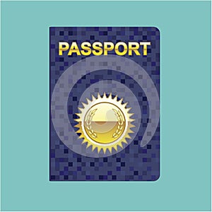 Passport Icon vector