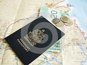 Passport and money