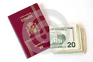 Passport and money