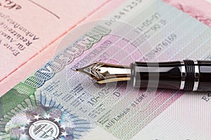 Passport Russian Federation with Visa