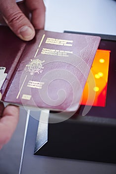 Passport security scanner