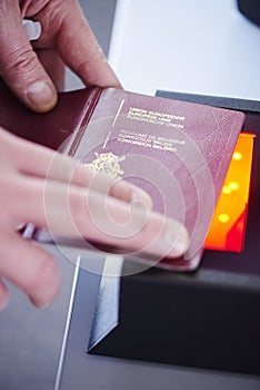 Passport security scanner