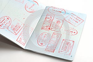 Pasaporte sellos 