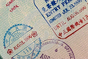 Passport Stamps - China