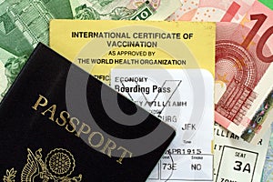 Passaporto un viaggio documenti 