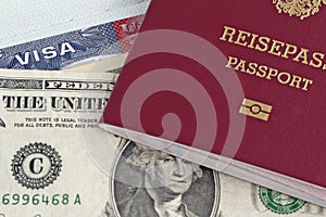 Passport and US visa