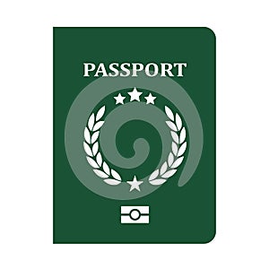 Passport vector icon