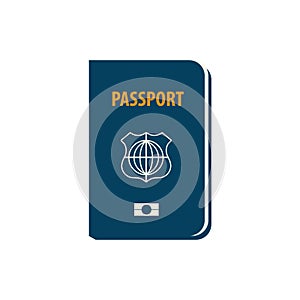 Passport. Vector illustration decorative design photo