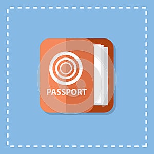 passport. Vector illustration decorative design