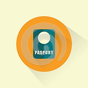 passport. Vector illustration decorative design