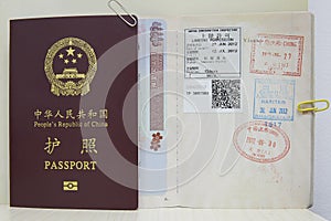 Passport, VISA and stamps