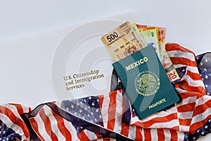 Passports, Mexican pesos, citizenship in United States a naturalization services are available for Mexican citizens