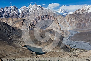 passu cones Karakoram mountain range