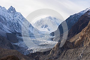 Passu glacier , one of biggest glacier in Pakistan