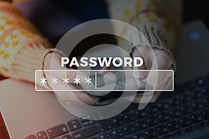 Password Box in Internet Browser