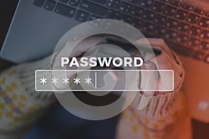 Password Box in Internet Browser