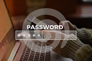 Password Box in Internet Browser