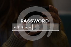 Password Box in Internet Browser