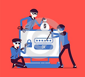 Password hacking danger