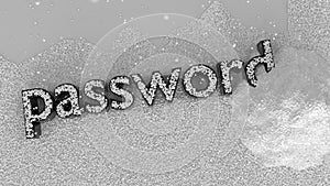 Password hash with salt crypt function concept 3d illustration