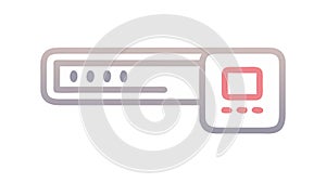 Password Login Icon, Secure Access, User Authentication, vector design Generative AI
